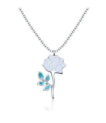 Gently Rose Silver Necklace SPE-3368 (CO1+CO15)